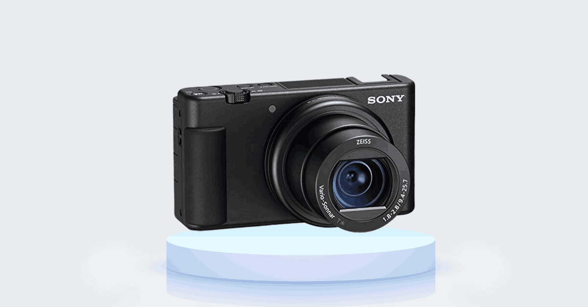 Câmera Sony ZV-1 para criadores de conteúdo, Vlogging e YouTube com tela flip e microfone