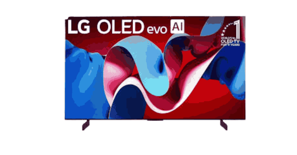 Smart TV LG OLED Evo C4: frequência nativa 120Hz