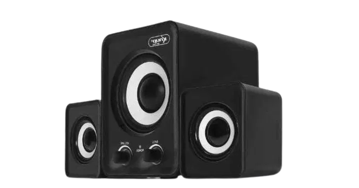  Caixa Sonora Subwoofer 12W Rms Real Estéreo Controle de Bass Aux P2